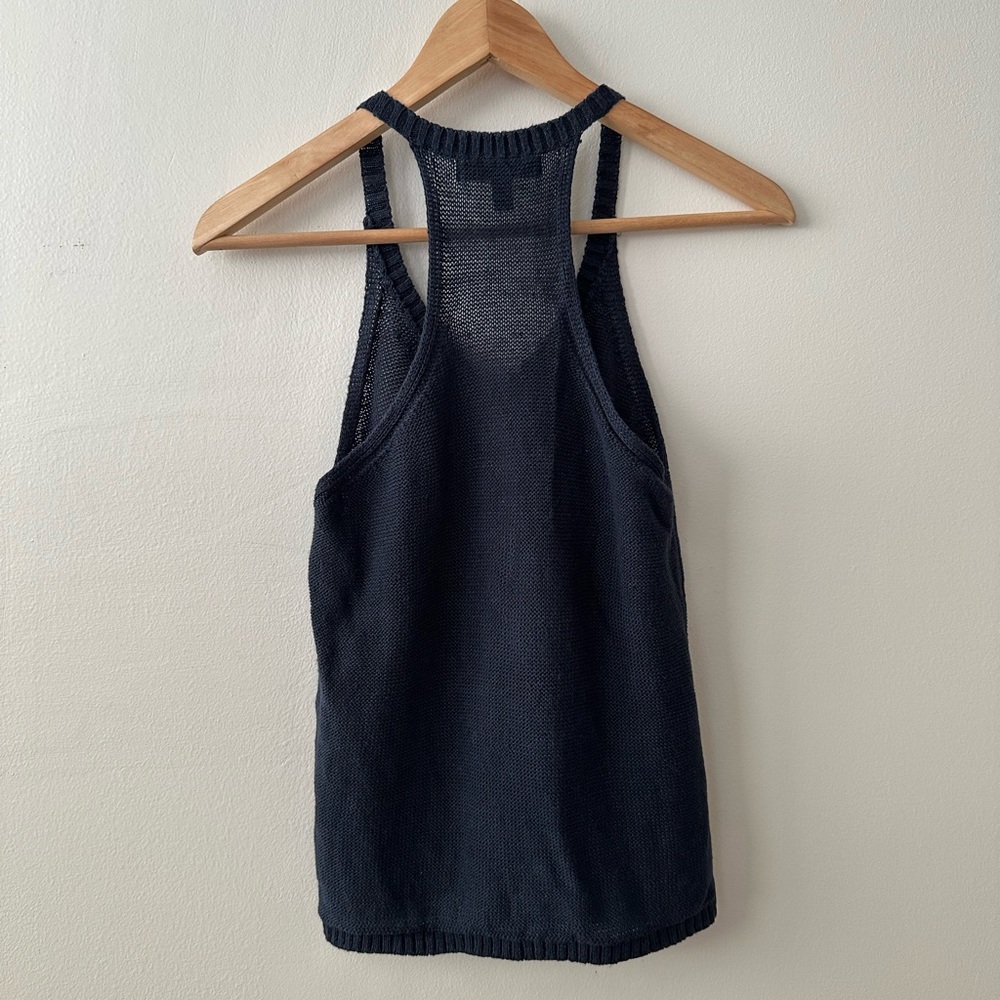 banana republic linen halter tank top